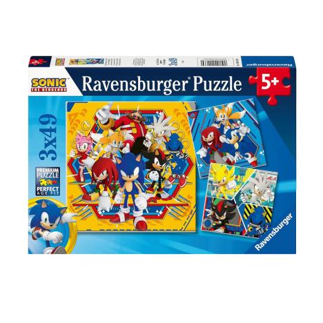 Sonic the Hedgehog 3 x 49pc Jigsaw Puzzles £6.99